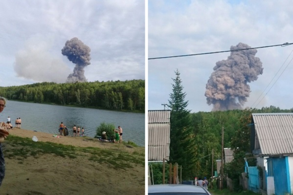 Под Ачинском произошли две серии взрывов боеприпасов Под Ачинском произошли две серии взрывов боеприпасов
