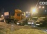 На Ботанике МАЗ не справился с управлением, пробил забор и снес четыре автомобиля