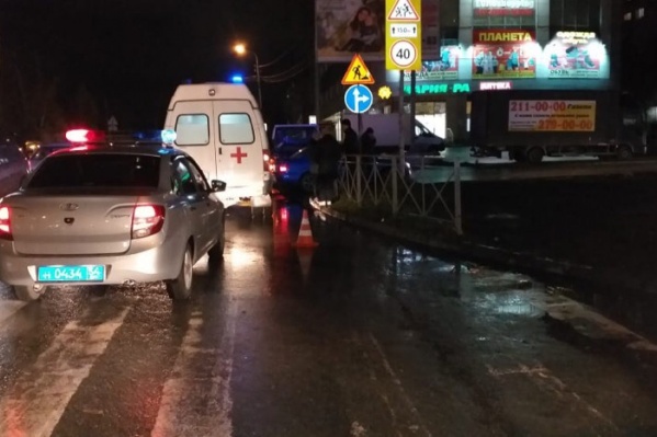 ДТП произошло сегодня вечером ДТП произошло сегодня вечером
