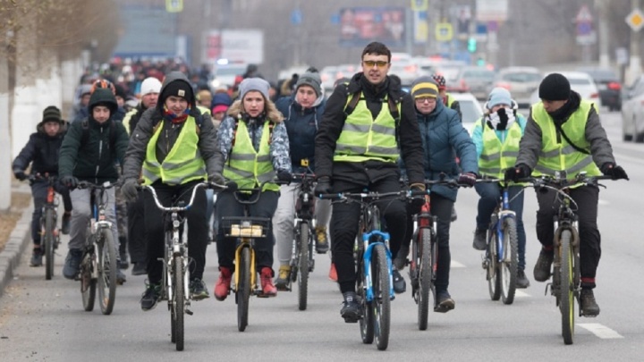 В Волгограде участники велопарада бесплатно проедут в гортранспорте