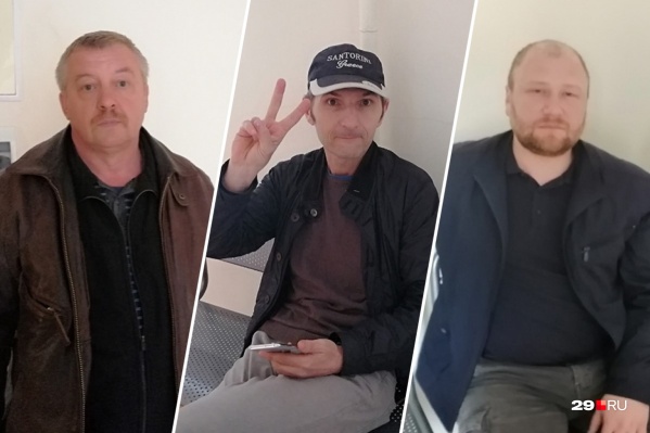 Валерий Дзюба из Урдомы, Вячеслав Григорьянц из Котласа, Андрей Старковский из Яренска Валерий Дзюба из Урдомы, Вячеслав Григорьянц из Котласа, Андрей Старковский из Яренска