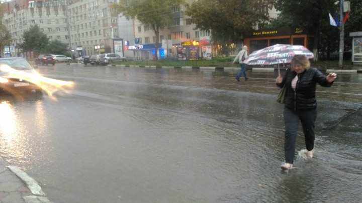 +25 °С и ливень как из ведра: дождь в Нижнем Новгороде надолго