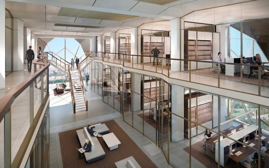 Эскиз этажа здания РМК изнутри: как все это будет выглядеть. В действующем макете воспроизвели одну из его «ячеек»