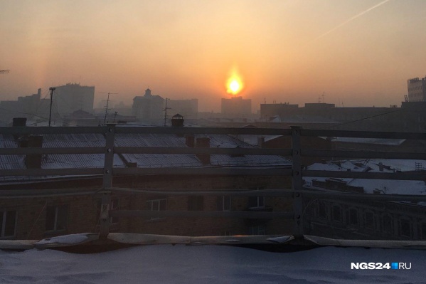 Рассвет во вредной дымке Рассвет во вредной дымке