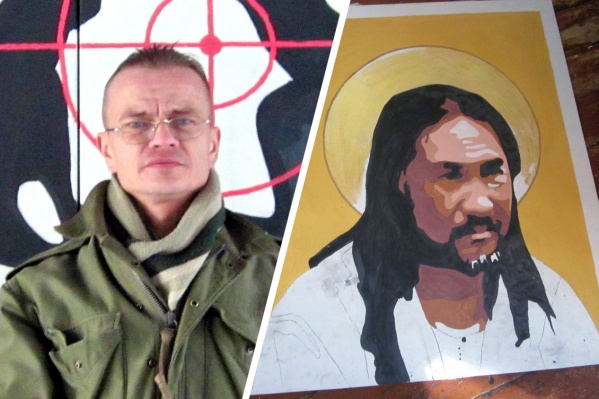 Константин Ерёменко (на фото слева) изобразил шамана Александра Габышева, которого задержали по пути в Москву и обвинили в экстремизме Константин Ерёменко (на фото слева) изобразил шамана Александра Габышева, которого задержали по пути в Москву и обвинили в экстремизме