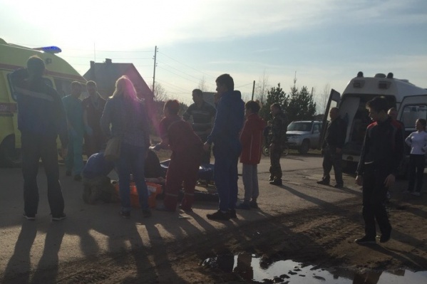 В больницу увезли двоих участников ДТП В больницу увезли двоих участников ДТП