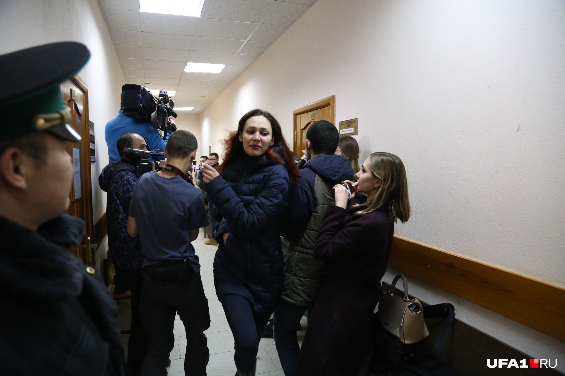 Жена Павла Яромчука в районном суде Жена Павла Яромчука в районном суде