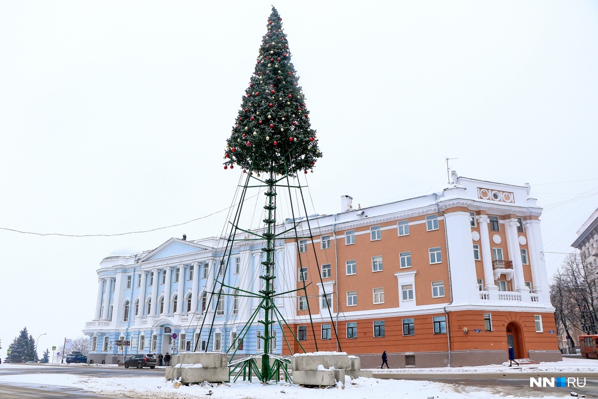 Главное нижегородская область. ЗСНО новый год. Коммунистическая ель как выглядела.