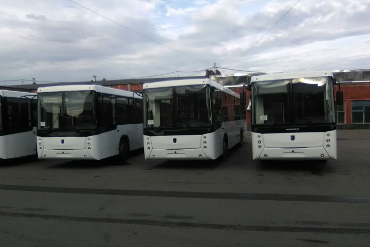 Новые автобусы сейчас стоят на площадках компании-перевозчика