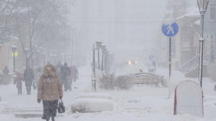 Ночью и утром — метель: синоптики прогнозируют ухудшение погоды в Архангельске 17 февраля