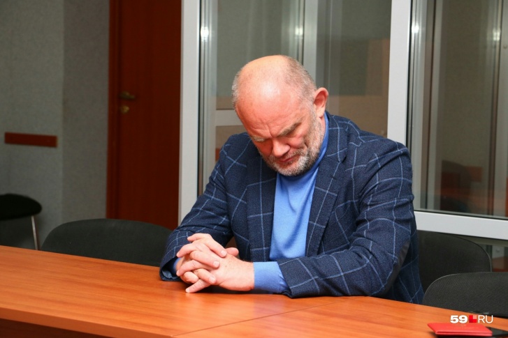 Владимир Нелюбин на суде в сентябре 2018 года