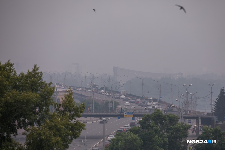 Красноярск утопает в дыму уже вторую неделю