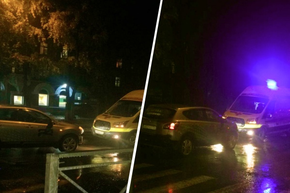 Пострадавшего мужчину увезли в больницу Пострадавшего мужчину увезли в больницу