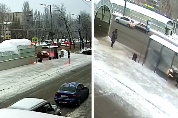 ДТП произошло на остановке «Улица Революционная» ДТП произошло на остановке «Улица Революционная»