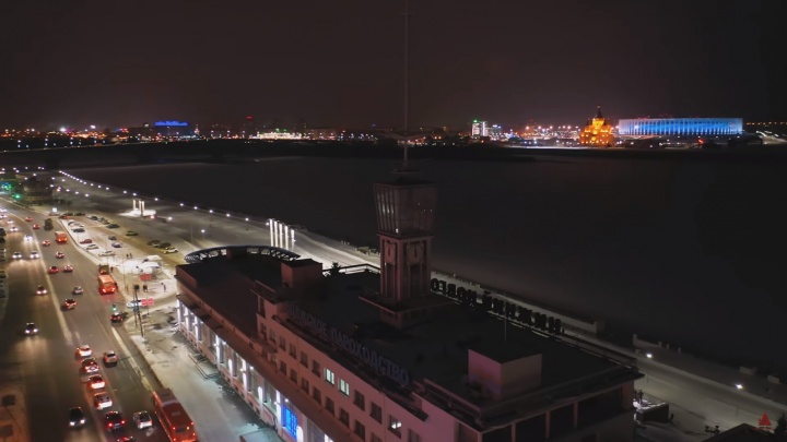Видео дня. Виртуальная прогулка по Нижне-Волжской набережной и Канавинскому мосту