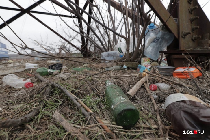 В Нижней Александровке мусор не убирали месяц