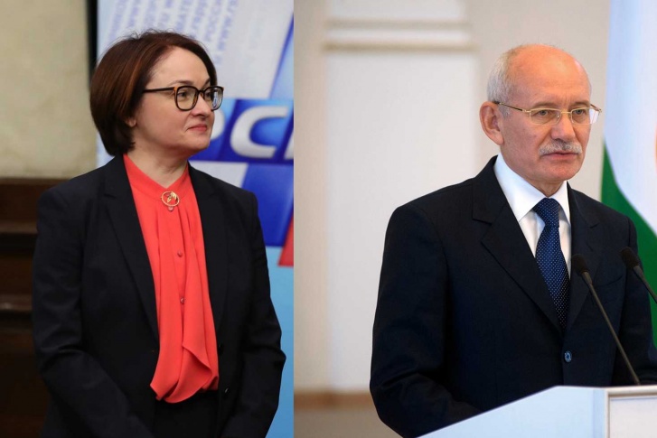 Эльвира Набиуллина и Рустэм Хамитов Эльвира Набиуллина и Рустэм Хамитов