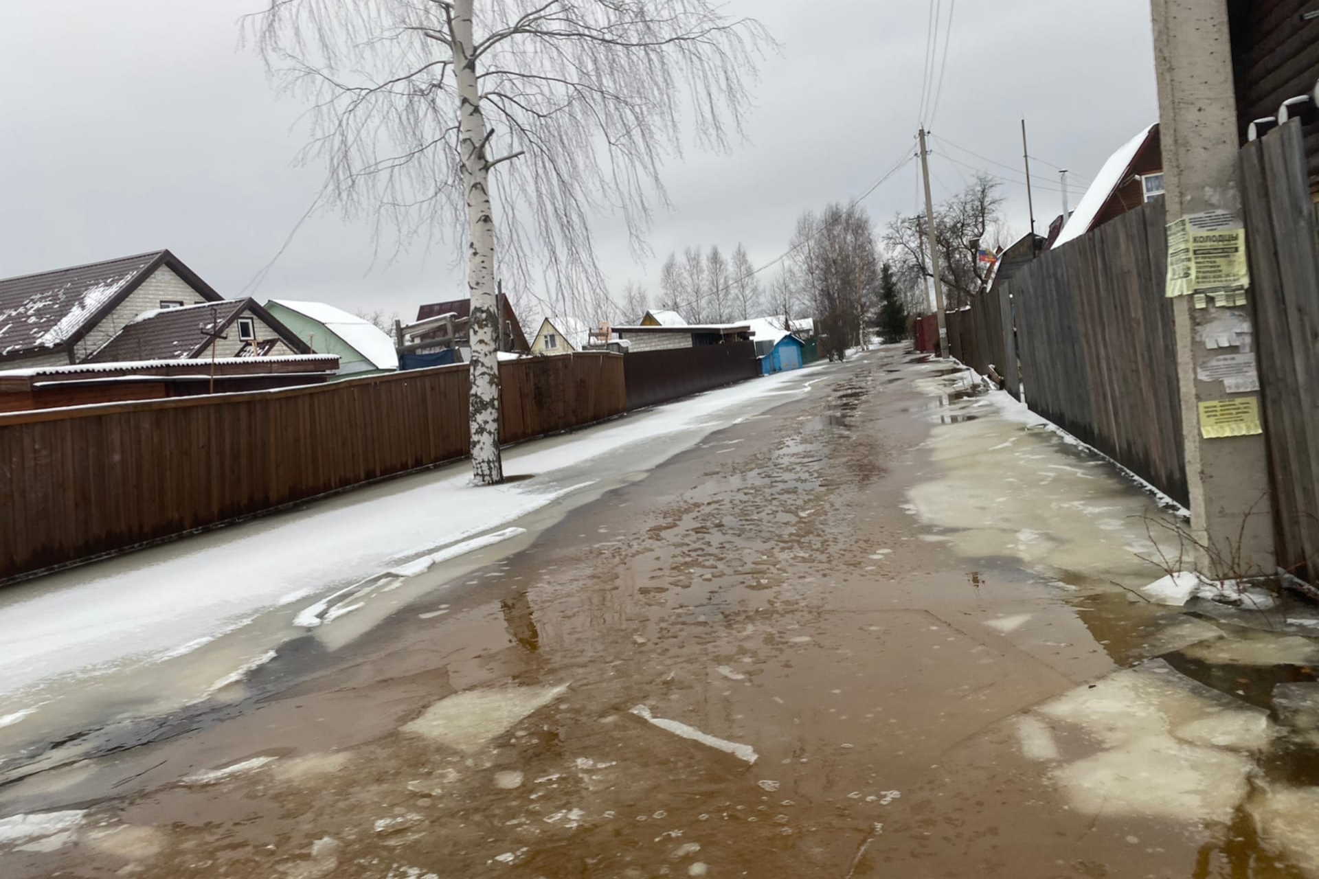 «Я дальше не поеду. Мы плывем!»: шокирующие кадры из затопленного ярославского поселка