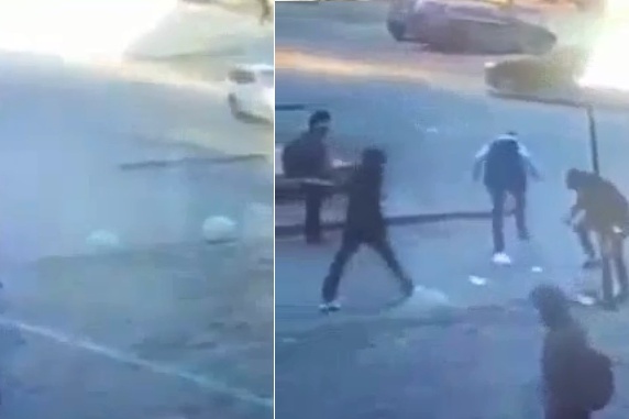 Юноши разбили фонари на Нансена Юноши разбили фонари на Нансена