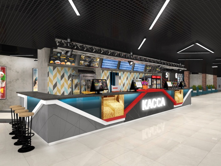 Симпатичный новенький кинотеатр