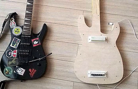 Школьник из «Универса» собрал гитару с лазерными струнами