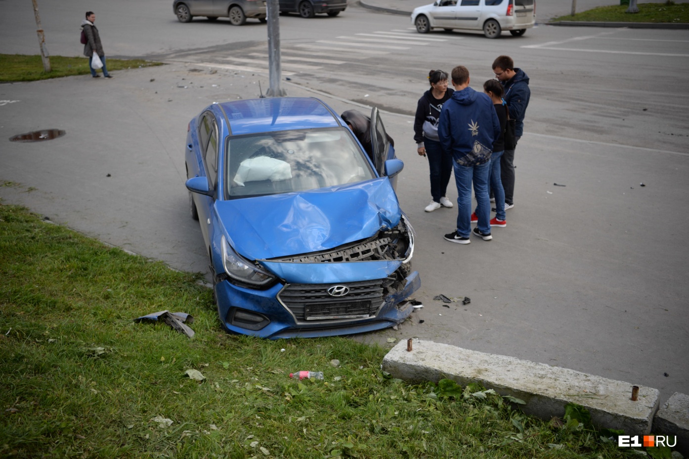 В аварии пострадали три человека В аварии пострадали три человека 