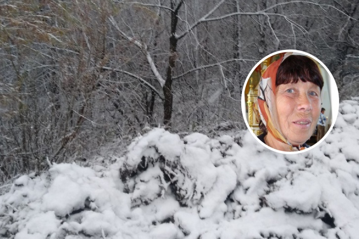 Поиски женщины осложняются выпавшим снегом
