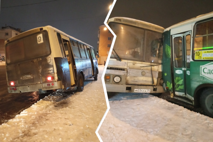 В 8 часов пустые автобусы еще стояли на остановке В 8 часов пустые автобусы еще стояли на остановке