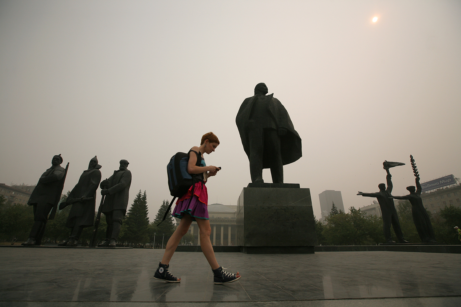 Дым прошлого: 10 фото, как Новосибирск переживал страшный смог ровно 7 лет назад