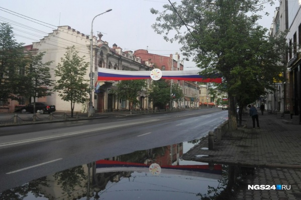 Яркие ленты появились на пр. Мира Яркие ленты появились на пр. Мира