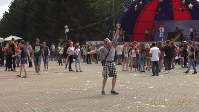 Видео было снято в выходные в Центральном парке Красноярска Видео было снято в выходные в Центральном парке Красноярска