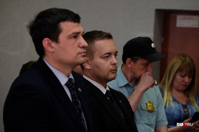Телепнев (слева) и Ванкевич на оглашении приговора