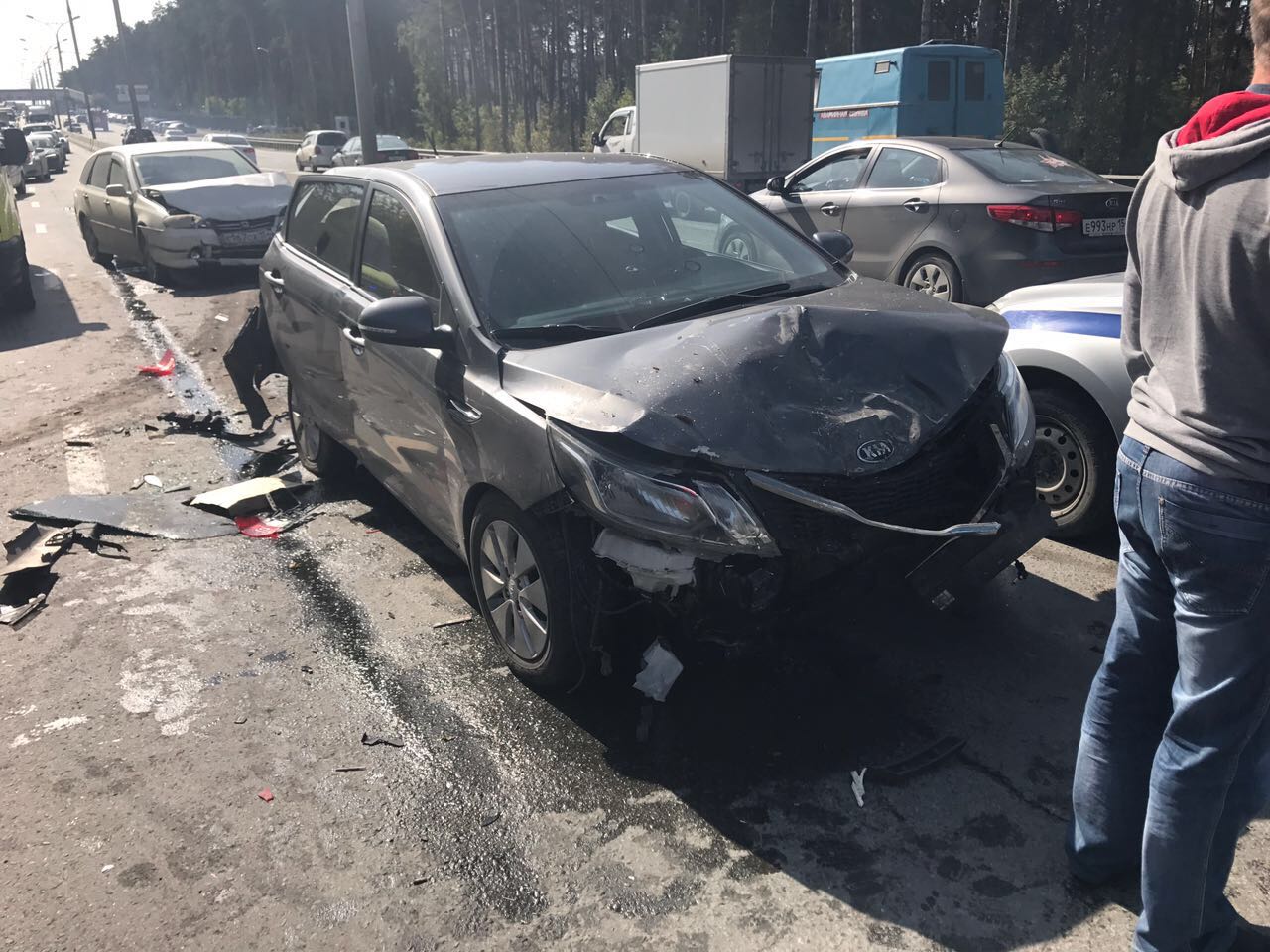 Последствия массовой аварии Последствия массовой аварии
