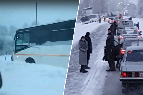 На трассе собралась большая пробка На трассе собралась большая пробка