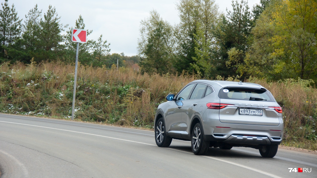 Для гражданских задач темп разгона двухлитрового Haval F7 достаточен с запасом Для гражданских задач темп разгона двухлитрового Haval F7 достаточен с запасом