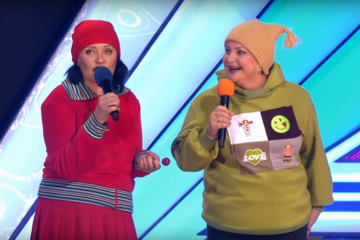 Светлана Пермякова и Жанна Кадникова на встрече выпускников КВН в 2017 году Светлана Пермякова и Жанна Кадникова на встрече выпускников КВН в 2017 году