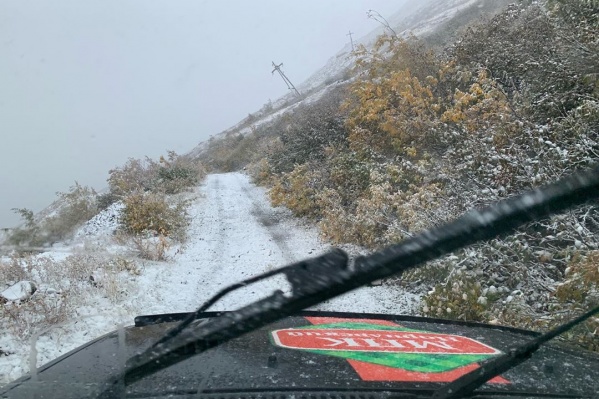 Снег уже укрыл землю в Норильске Снег уже укрыл землю в Норильске