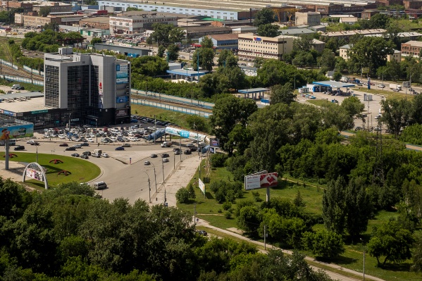 Зарезервированная территория и сегодня выглядит как сквер Зарезервированная территория и сегодня выглядит как сквер