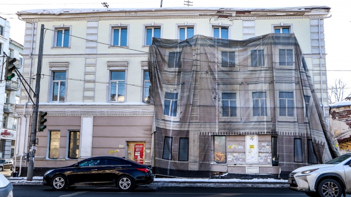 В Нижнем Новгороде на время ЧМ-2018 повесят 19 баннеров, имитирующих красивые здания