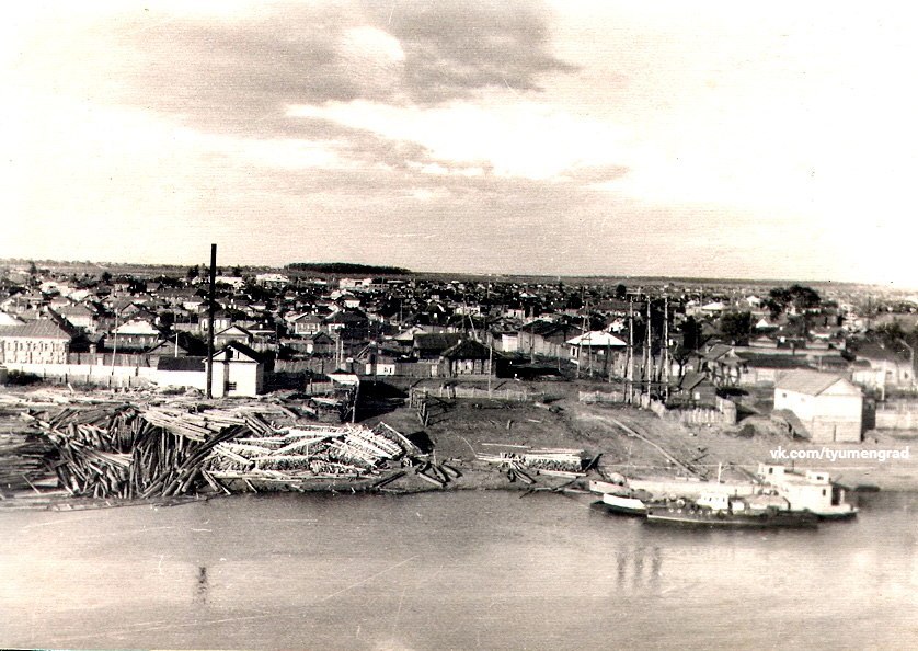 Вид на Зареку, 1956 год Вид на Зареку, 1956 год