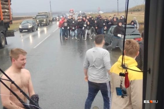 Фото, которое прислал один из очевидцев Фото, которое прислал один из очевидцев