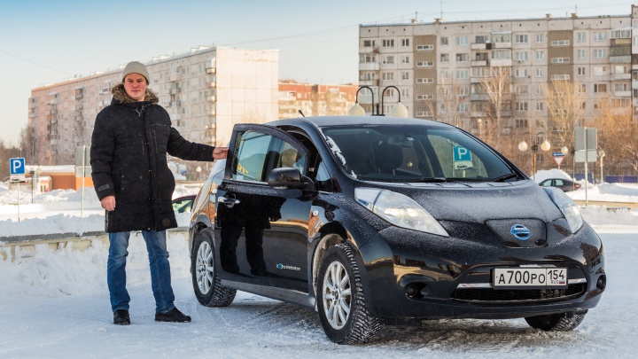 Сибиряк в морозы ездит на электрокаре и экономит по 10 тысяч в месяц на бензине — обзор авто
