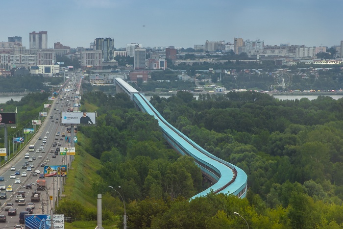 Новосибирский метромост попал в новый телепроект Первого канала Новосибирский метромост попал в новый телепроект Первого канала
