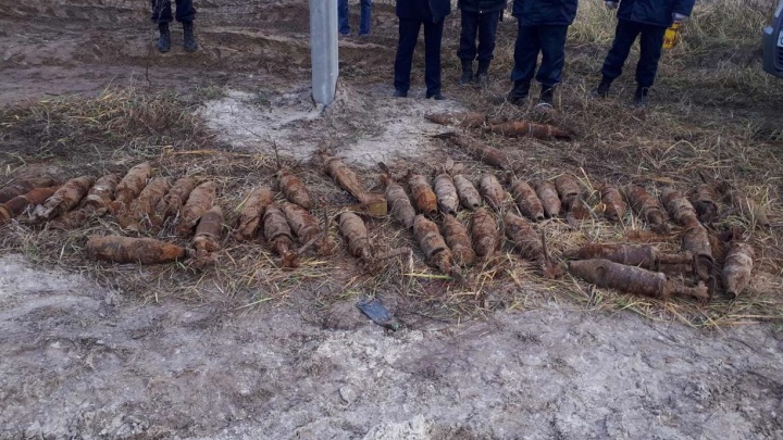 В Дзержинске нашли 40 противотанковых снарядов