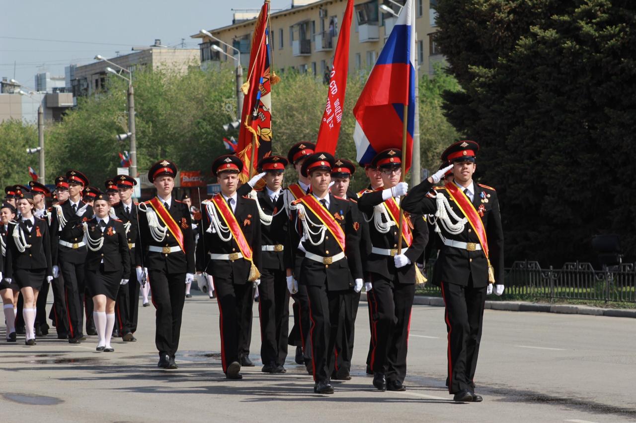 Волжане также вышли на парад в честь Победы Волжане также вышли на парад в честь Победы