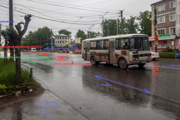 Схема движения автобуса и пешехода Схема движения автобуса и пешехода