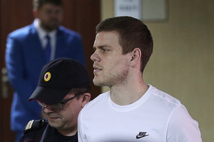 Александр Кокорин за решеткой с октября прошлого года Александр Кокорин за решеткой с октября прошлого года