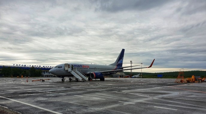 Летел в Мурманск: утром на запасном аэродроме в Архангельске сел Boeing компании «Смартавиа»