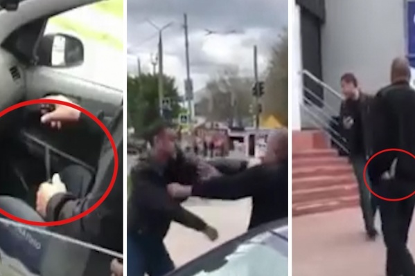 Судя по ролику, уверенно таксист себя чувствовал только с ножом в руках Судя по ролику, уверенно таксист себя чувствовал только с ножом в руках