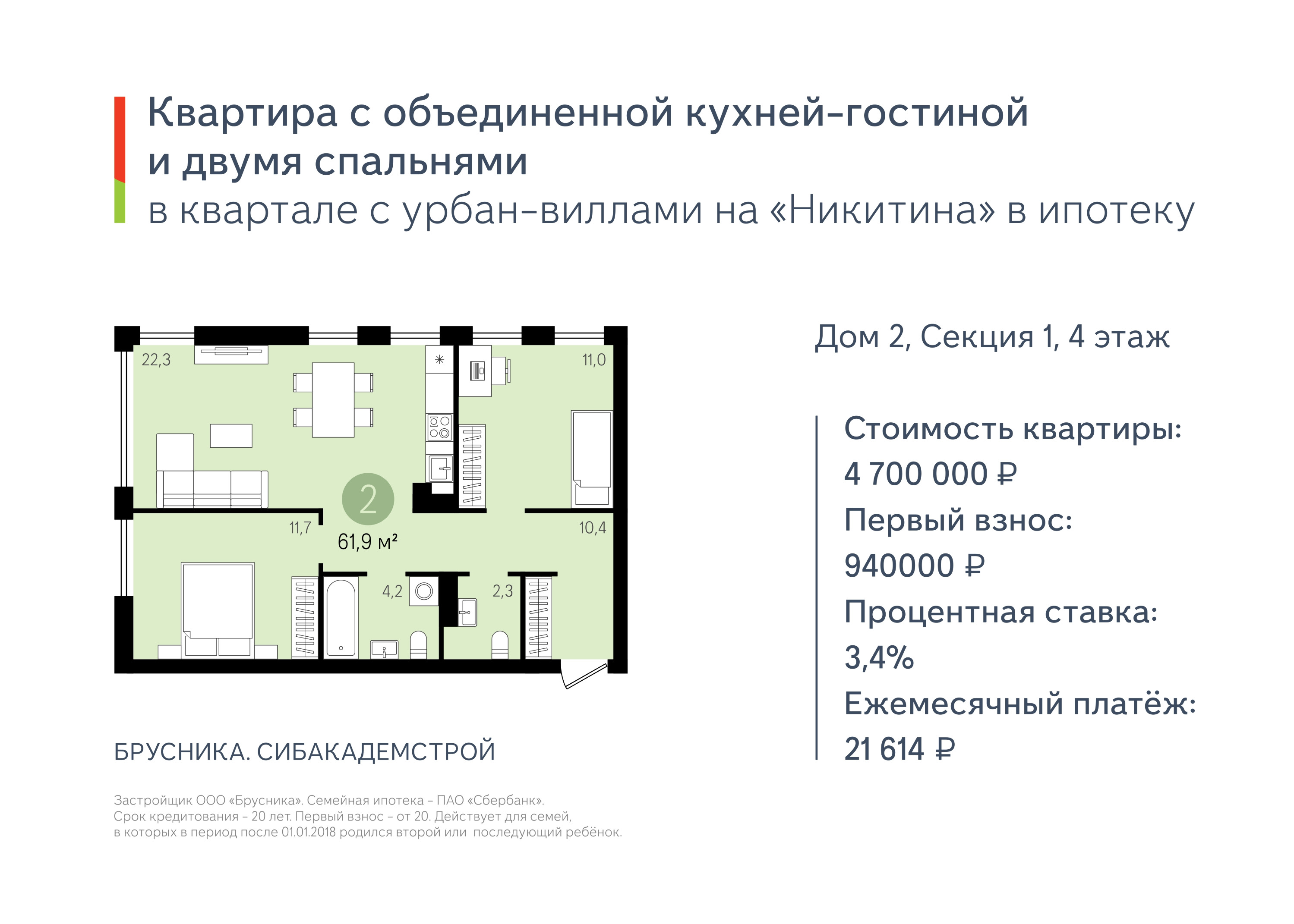Кейс 1. Семейная ипотека от Сбербанка Кейс 1. Семейная ипотека от Сбербанка